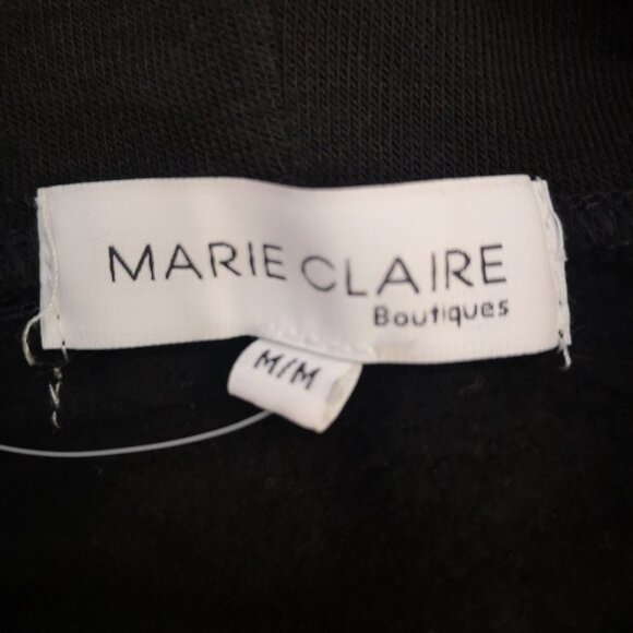 NWT Marie Claire Ladies Black Cowl Neck Long Sleeves Fleece Lined Top - Picture 3 of 11